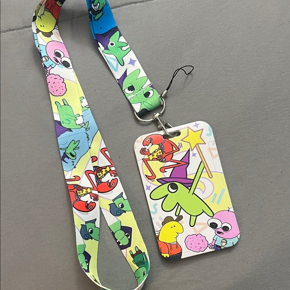 Cartoon Network Other - Smiling Friends - Lanyard and ID card holder